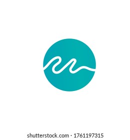 Sound waves vector illustration design template