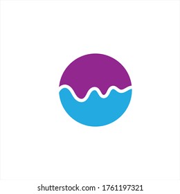 Sound waves vector illustration design template