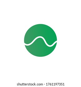 Sound waves vector illustration design template