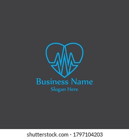 Sound waves vector illustration design template