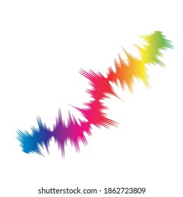 Schall-Wellen-Vektorgrafik-Design