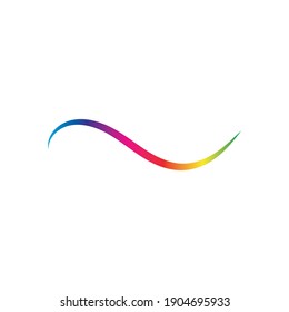 Sound waves vector illustration design template