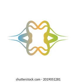 Schall-Wellen-Vektorgrafik-Design