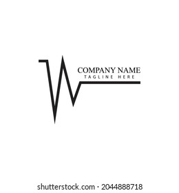 Sound waves vector illustration design template