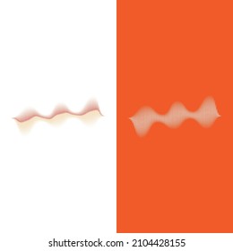 Sound waves vector illustration design template