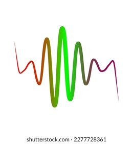 Soundewellen, Vektorgrafik-Design
