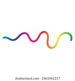 Sound waves vector illustration design template
