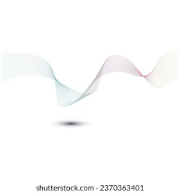 Sound waves vector illustration design template