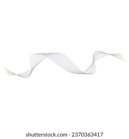Sound waves vector illustration design template