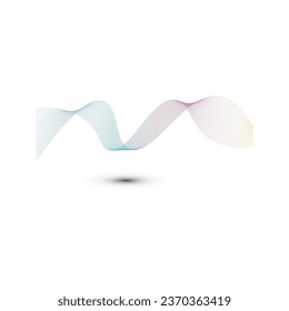 Sound waves vector illustration design template