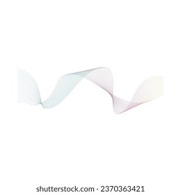 Sound waves vector illustration design template