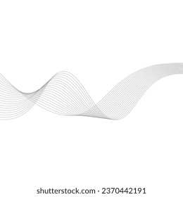 Sound waves vector illustration design template