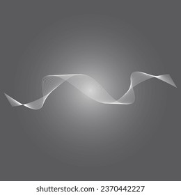 Plantilla de diseño de ilustraciones vectoriales de ondas de sonido