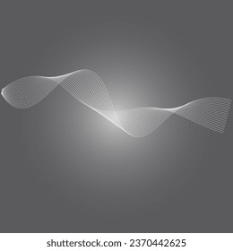 Schall-Wellen-Vektorgrafik-Design