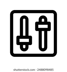 Soundbars-Symbol. Vektorgrafik-Line-Symbol für Ihre Website, Ihr Handy, Ihre Präsentation und Ihr Logo-Design.