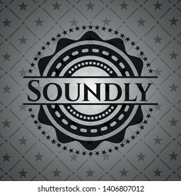 Soundly dark emblem. Retro. Vector Illustration. Detailed.