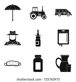 Soundness icons set. Simple set of 9 soundness vector icons for web isolated on white background