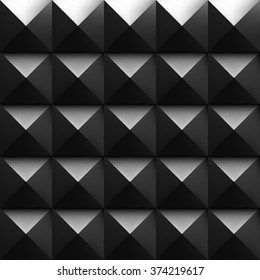 soundproofing foam background with light