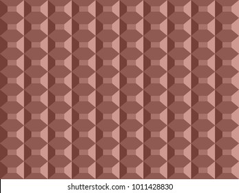 Soundproofing Foam. Convex Rectangles. 3d Geometric Pattern. Abstract Background. Seamless Geometric Pattern. Soundproofing Foam for Websites, Wallpapers, Banner, Card. Soundproof Seamless Pattern.