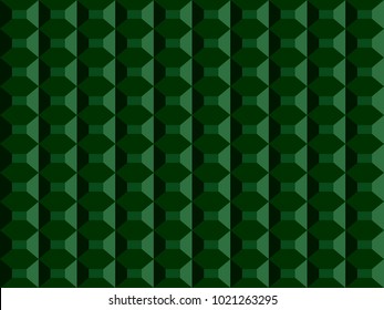 Soundproofing Foam. Convex Rectangles. 3d Geometric Pattern. Abstract Background. Seamless Geometric Pattern. Soundproofing Foam for Websites, Wallpapers, Banner, Card. Soundproof Seamless Pattern.