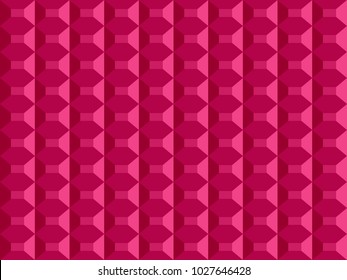 Soundproofing Foam. Convex Rectangles. 3d Geometric Pattern. Abstract Background. Seamless Geometric Pattern. Soundproofing Foam for Websites, Wallpapers, Banner, Card.