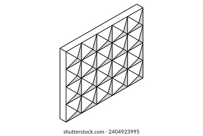 Soundproofing and sound absorption materials Illustration of noise reduction measures that can be taken in rental properties, Vector Illustration