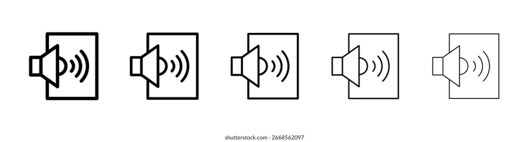 Soundproofing walls icon filled flat sign concept for web design.