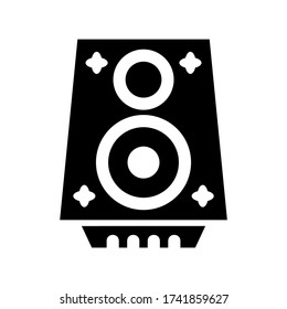 icono del sistema de sonido o logotipo símbolo de signo aislado ilustración vectorial de alta calidad estilo negro iconos vectores
