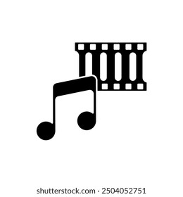 soundtrack concept line icon. Simple element illustration.soundtrack concept outline symbol design.