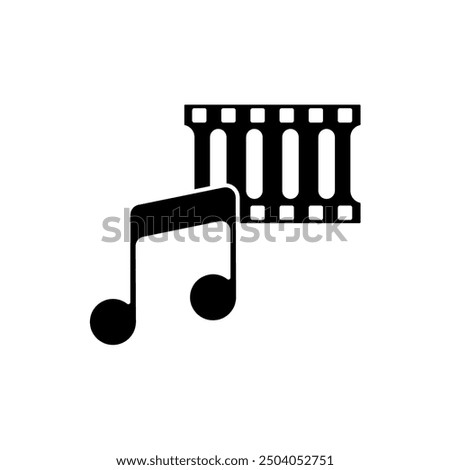 soundtrack concept line icon. Simple element illustration.soundtrack concept outline symbol design.
