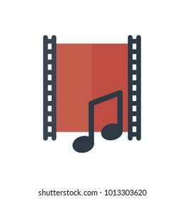 soundtrack icon flat