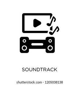 soundtrack icon. soundtrack symbol design from Cinema collection. Simple element vector illustration on white background.