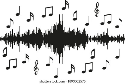 Soundtrack, music style, musical design, musical note, treble clef