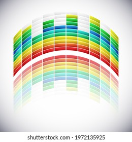 Soundwave, EQ, Equalizer graphics for musical, audio, sound related works