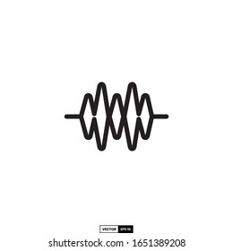soundwave icon, design inspiration vector template for interface and any purpose
