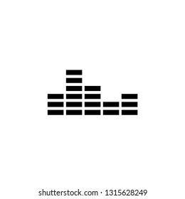 soundwave icon, music icon vector