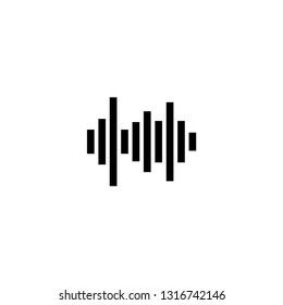 Soundwave icon  vector, music icon