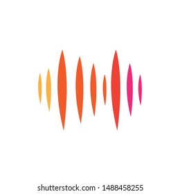 soundwave illustration logo icon vector template