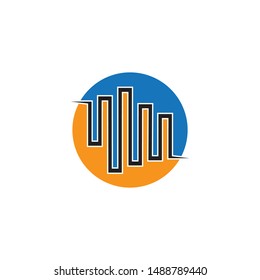soundwave illustration logo icon vector template