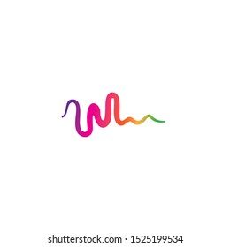 soundwave illustration logo icon vector template