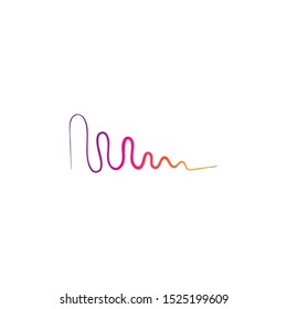 soundwave illustration logo icon vector template