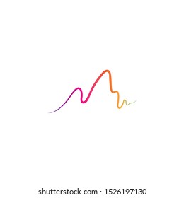 soundwave illustration logo icon vector template