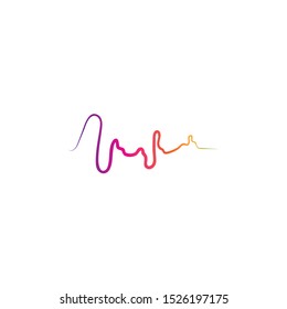 soundwave illustration logo icon vector template