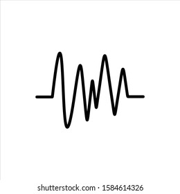 soundwave logo vector icon template