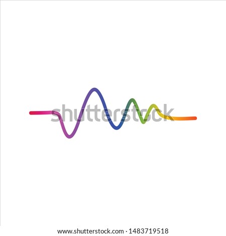 soundwave logo vector icon template