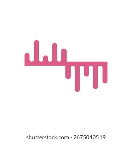 Soundwave Music icon vector flat design