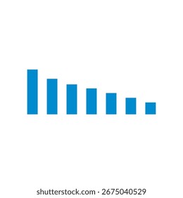 Diseño plano de Vector de ícono de música de onda sonora