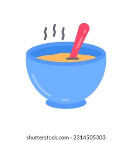 Soup Bar icon in vector. Illustration