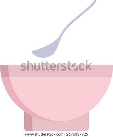 soup bowl flat icon design