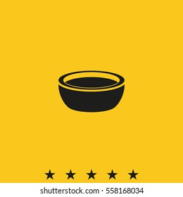 Soup bowl icon.